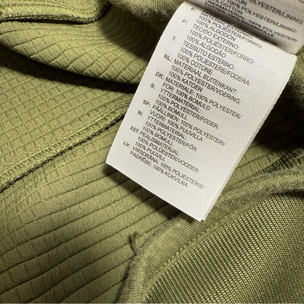 Adidas Olive Green "Three Stripe" Print Bomber Jacket - Picture 13 of 16